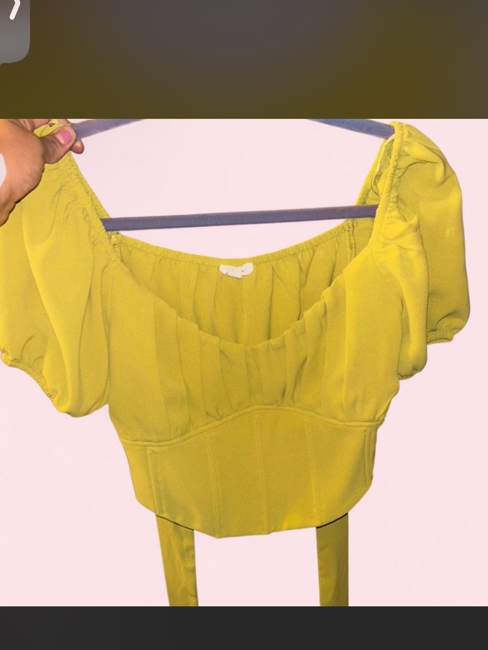 Women’s Puff Sleeve Crop Top